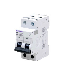 کلید مینیاتوری دو پل 1 آمپر شیل ایران