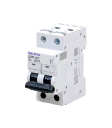 کلید مینیاتوری دو پل 25 آمپر شیل ایران