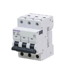 کلید مینیاتوری سه پل 4 آمپر شیل ایران