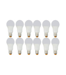 پک 12 عددی لامپ LED حبابی نمانور A55+7W