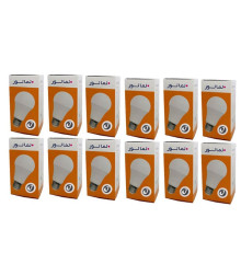 پک 12 عددی لامپ LED حبابی نمانور