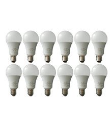 پک 12 عددی لامپ LED حبابی نمانور A60_A65+12W
