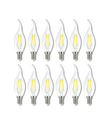 پک 12 عددی لامپ LED فیلامنتی اشکی نمانور 4W