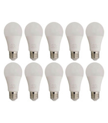 پک 10 عددی لامپ LED حبابی نمانور A60_A65+9W