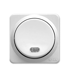 کلید و پریز آسیا الکتریک مدل رز روکار