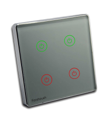 کلید چهار پل لمسی فراهوش