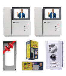 پکیج کامل آیفون تصویری 2 واحدی تابا TVD-1040M
