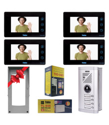 پکیج کامل آیفون تصویری 4 واحدی تابا TVD-2070M