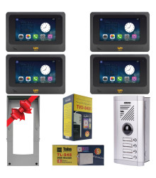 پکیج کامل آیفون تصویری 4 واحدی تابا TVD-4070