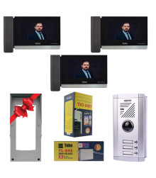 پکیج کامل آیفون تصویری 3 واحدی تابا TVD-1070PRO