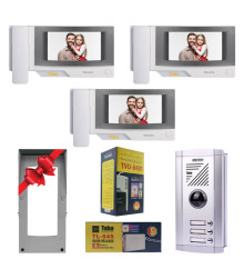 پکیج کامل آیفون تصویری 3 واحدی تابا TVD-3070
