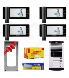 پکیج کامل آیفون تصویری 4 واحدی الکتروپیک 1294 مشکی