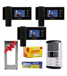 پکیج کامل آیفون تصویری 3 واحدی الکتروپیک 1196 مشکی
