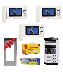 پکیج کامل آیفون تصویری 3 واحدی الکتروپیک 797Pro (دو پنل)