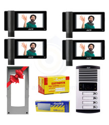 copy of پکیج کامل آیفون تصویری 4 واحدی الکتروپیک 996 مشکی