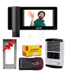 پکیج آیفون تصویری 1 واحدی با قفل ضد سرقت الکتروپیک 996 مشکی