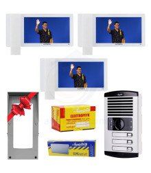 پکیج آیفون تصویری 3 واحدی الکتروپیک 1198