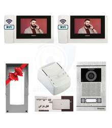پکیج آیفون تصویری دو واحدی سیماران HS-78 WIFI