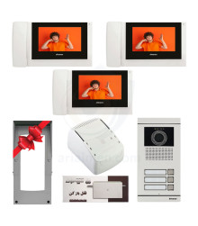 پکیج سه واحدی آیفون تصویری سیماران HS-78M