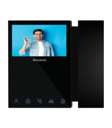 دربازکن تصویری سیماران 4.3 اینچ ارتباط داخلی  HS-46TK مشکی