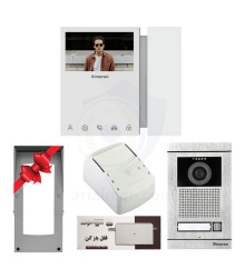 پکیج کامل آیفون تصویری 1 واحدی سیماران HS-46TKM سفید