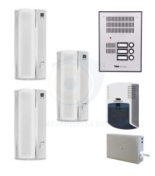 پکیج  آیفون صوتی 3 واحدی تابا 4 سیم مدل TL-633 ( پنل قدیم )