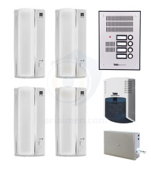 پکیج آیفون صوتی 4واحدی تابا 4 سیم مدل TL-633 ( پنل قدیم )