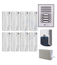 پکیج آیفون صوتی 8 واحدی تابا 4 سیم مدل TL-633 ( پنل قدیم )