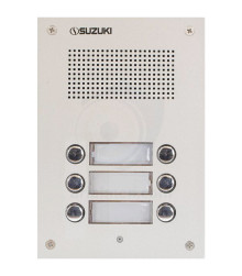 پنل آیفون صوتی 6 واحدی سوزوکی مدل SZ-4UM