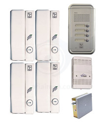 پکیج چهار واحدی آیفون صوتی تابان مدل 1510E2