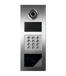 پنل آیفون تصویری کدینگ  آلدو نقره ای