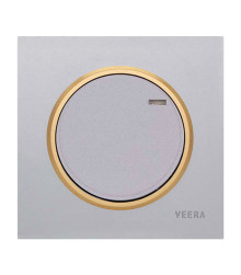 کلید و پریز ویرا آلفا کلاسیک نقره ای طلایی (مات)