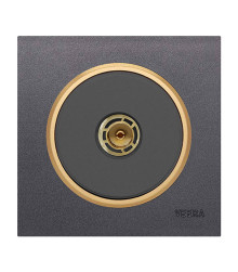 انبه کلید و پریز ویرا آلفا اسپرت نوک مدادی طلایی (مات)