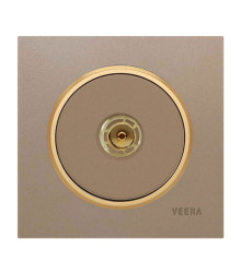 آنتن کلید و پریز ویرا آلفا اسپرت بژ طلایی (مات)