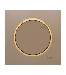 کلید و پریز ویرا آلفا اسپرت بژ طلایی (مات)