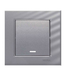 کلید و پریز ویرا الکتریک مدل کریستال نقره ای