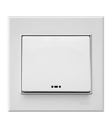 کلید و پریز آسیا الکتریک مدل اریک سفید