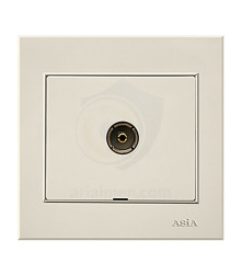 آنتن کلید و پریز آسیا الکتریک مدل اریک صدفی