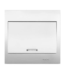 کلید و پریز آسیا الکتریک مدل استار سفید