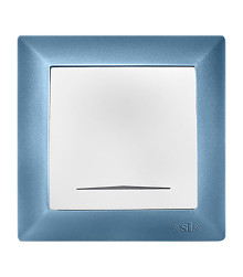 کلید و پریز آسیا الکتریک مدل پارسه آبی