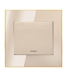 کلید و پریز آسیا الکتریک مدل نگین صدفی