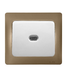 کلید و پریز آسیا الکتریک مدل پدیده بژ