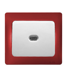 کلید و پریز آسیا الکتریک مدل پدیده قرمز