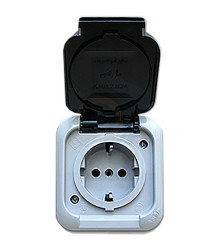 برق ارت آسیا الکتریک مدل بارانی توکار لادن