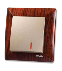 ایران الیزه پترن( مدل چوب تیره با قاب میانی بژ)