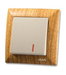 ایران الیزه پترن( مدل چوب روشن با قاب میانی بژ)