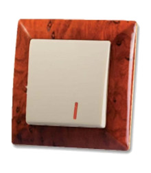 ایران الیزه پترن(چوب گردویی تیره با قاب میانی بژ)