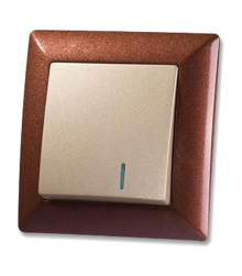 کلید و پریز ایران الکتریک مدل الیزه رنگی