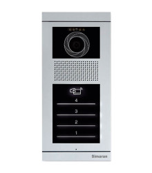 پنل آیفون تصویری 4 واحدی فرداد لمسی کارتی سیماران