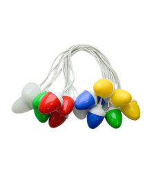 ریسه بلوطی تک رنگ رکسان